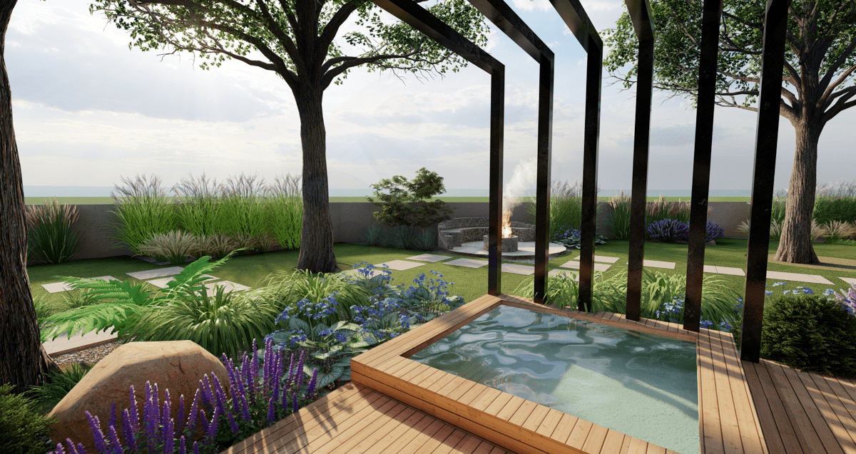 Projekt Ogrodu Jacuzzi