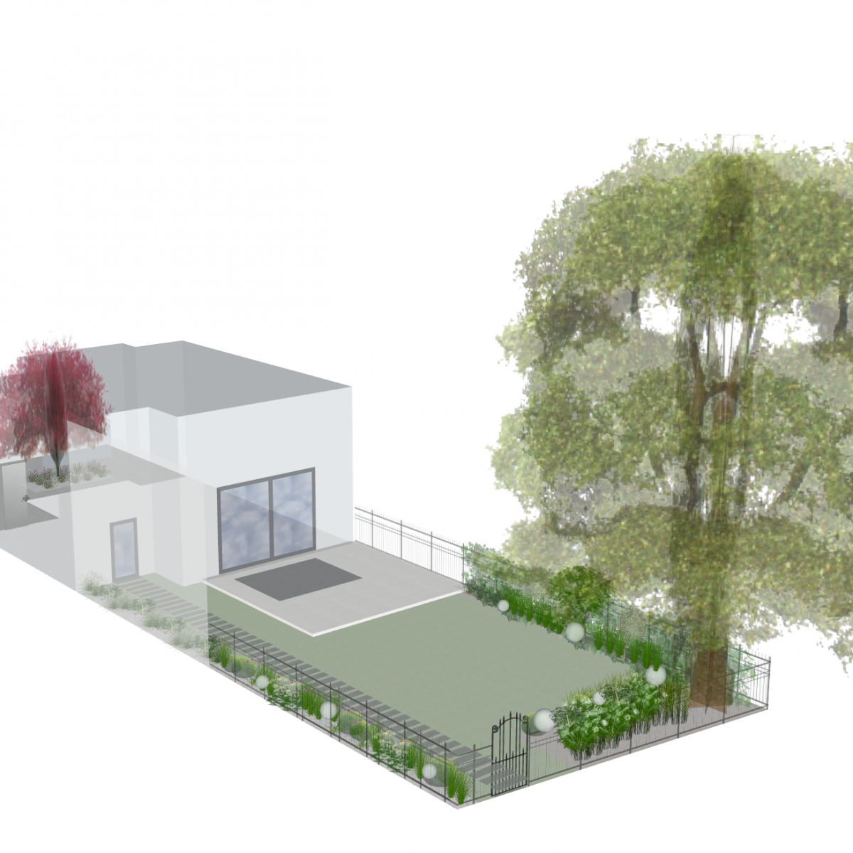 nowoczesny projekt ogrodu świdnica
